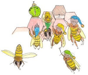 Bees Sleeping