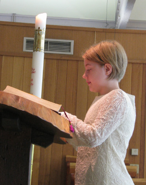 Sr Hannah's granddaughter, Bethany