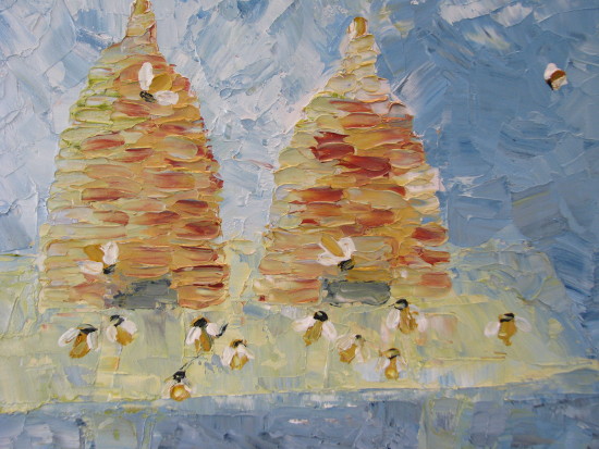 Bee Hive Painting Bee Hive Painting