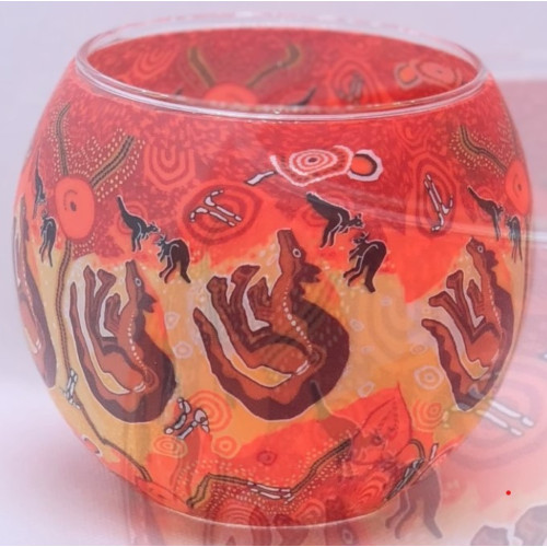 Cropped 11cm Tealight Holder Kangaroo Cropped 11cm Tealight Holder Kangaroo