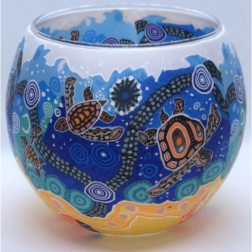 Cropped 11cm Tealight Holder Turtle Cropped 11cm Tealight Holder Turtle