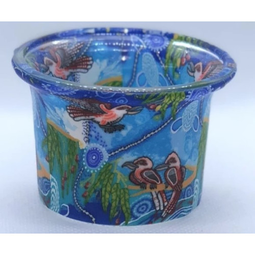 Cropped 5cm Tealight Holder Kookaburra Cropped 5cm Tealight Holder Kookaburra